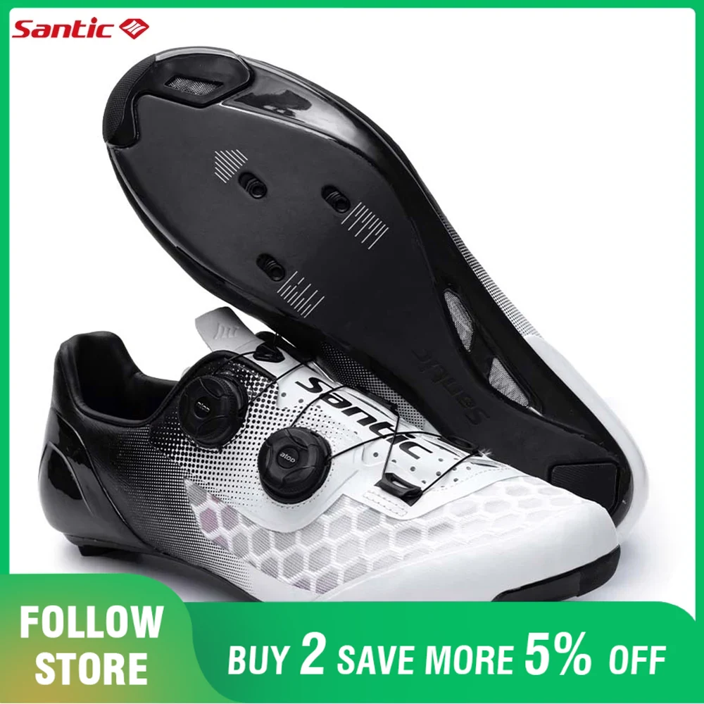 Cycling Shoe Insoles - Santic hommes chaussures de cyclisme dureté14