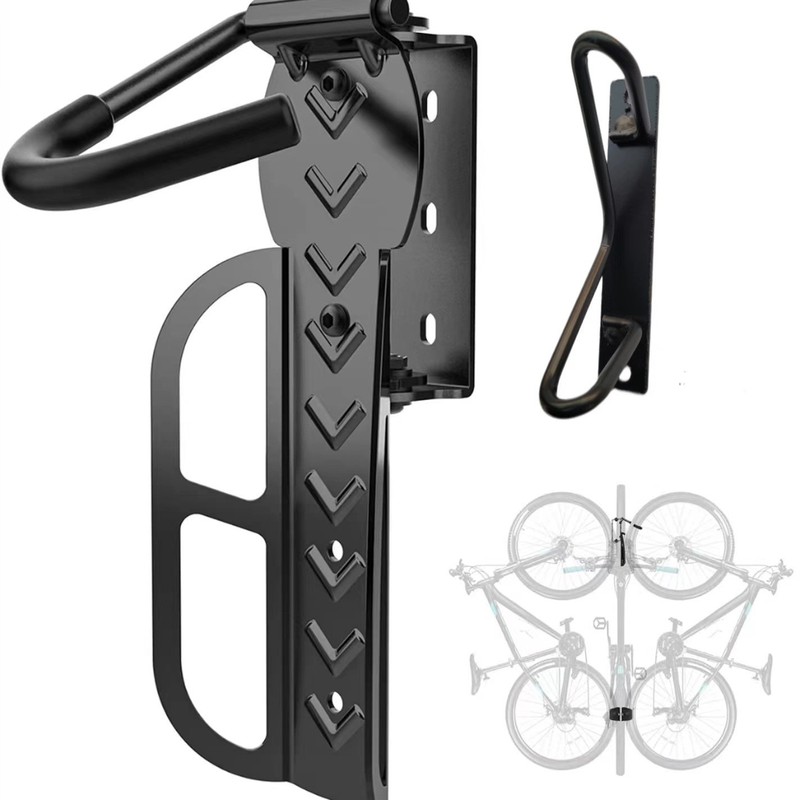 Cycling Gear Wall Hanger - Support mural pivotant pour vélo, capacité