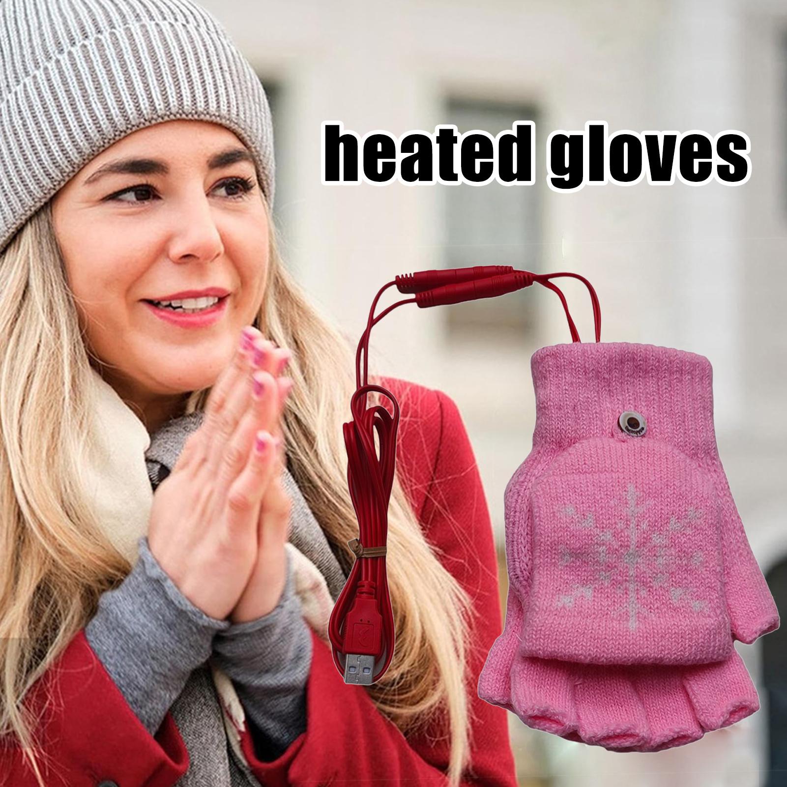 Cycling Gear Weather - Gants chauffants sans doigts USB, équipement