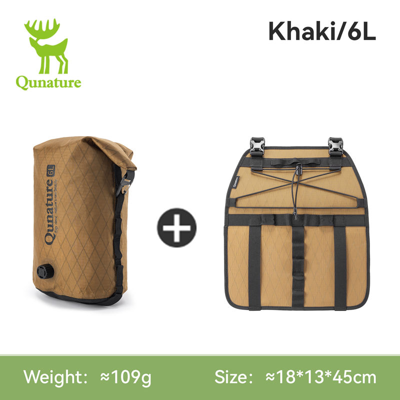 Cycling Gear Weather - Qunature 6/12L Bikepacking Sac suspendu léger