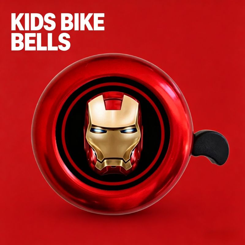 Bike Bell - Sonnette de vélo Marvel Spider-Man, mignonne,