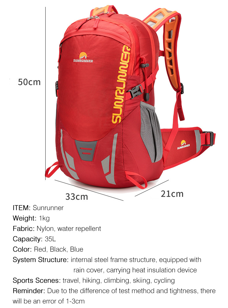 Sac à dos de randonnée 35L, gr - Cycling Gear Pouch avis et prix